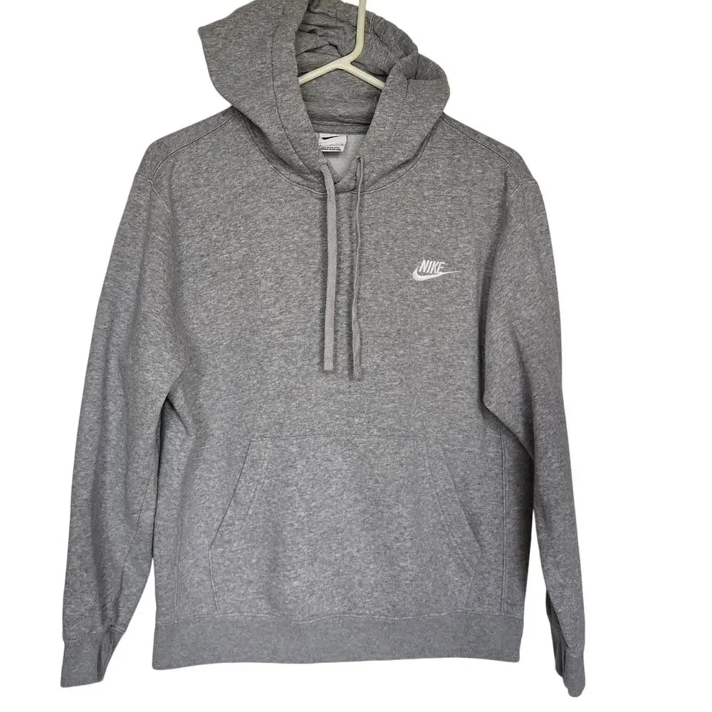 Nike Heather Gray Athleisure Pullover Hoodie Loungewear Women's Small - Picture 1 of 4